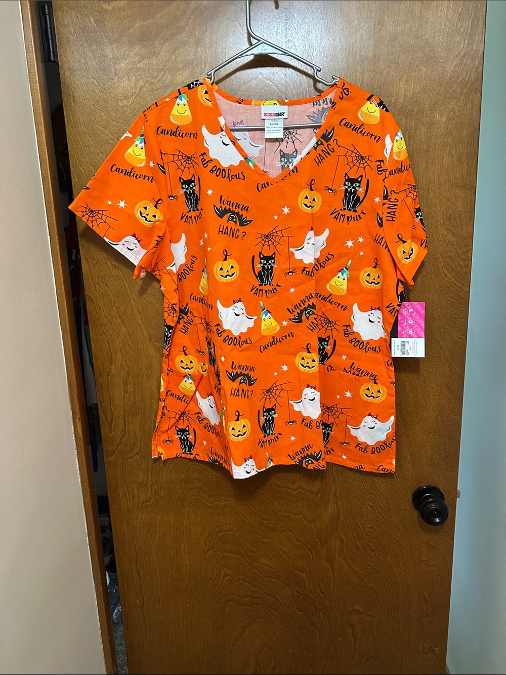 Halloween Scrub Top
